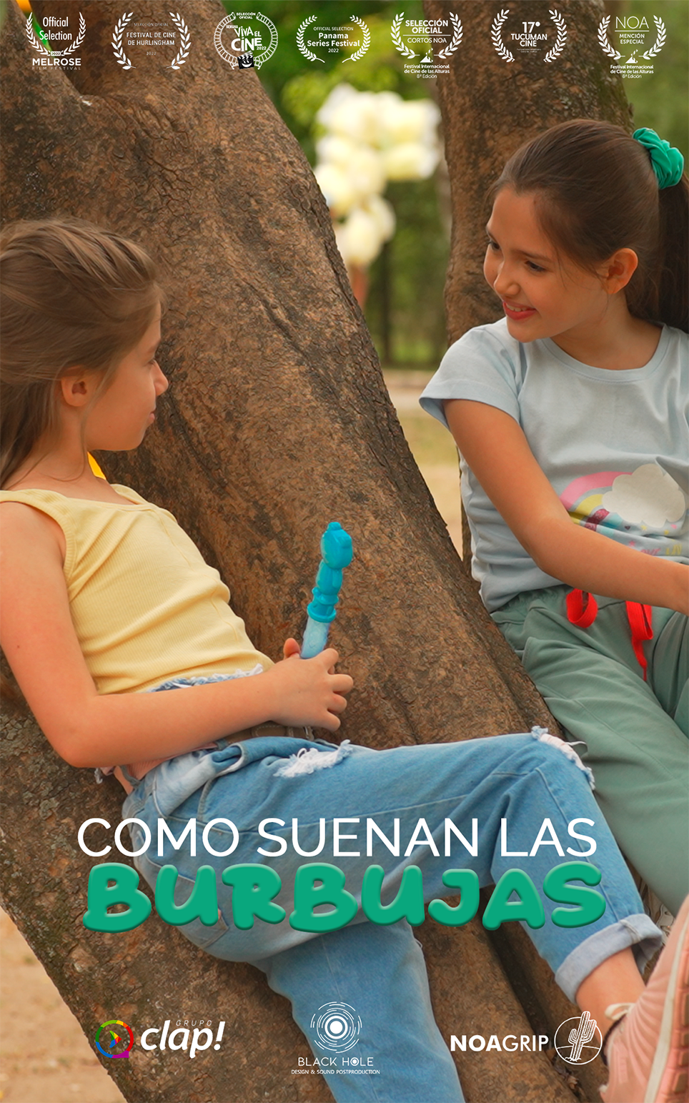 Como Suenan Las Burbujas Afiche